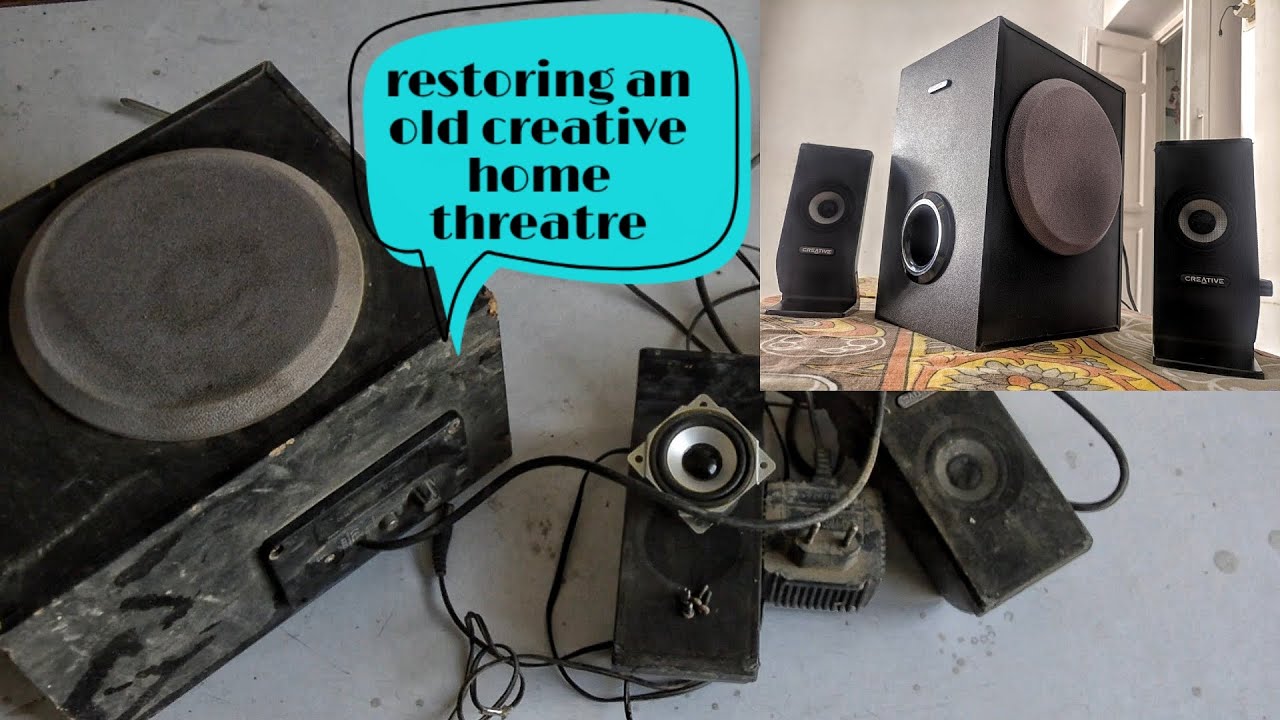 #DIY #Restoration of the old broken home theatre [ #CREATIVE ] #AUDIO #SUBWOOFER