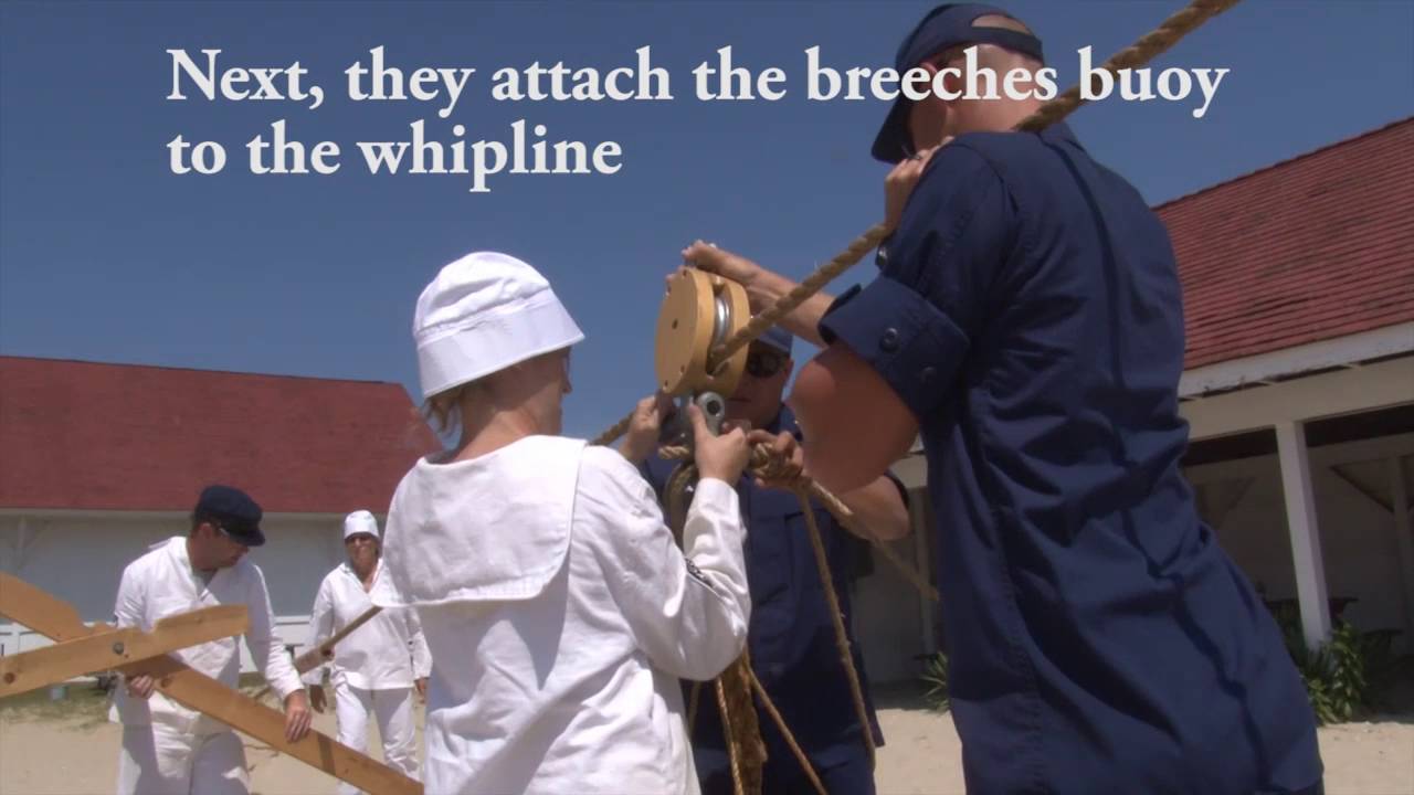 Breeches Buoy demonstration