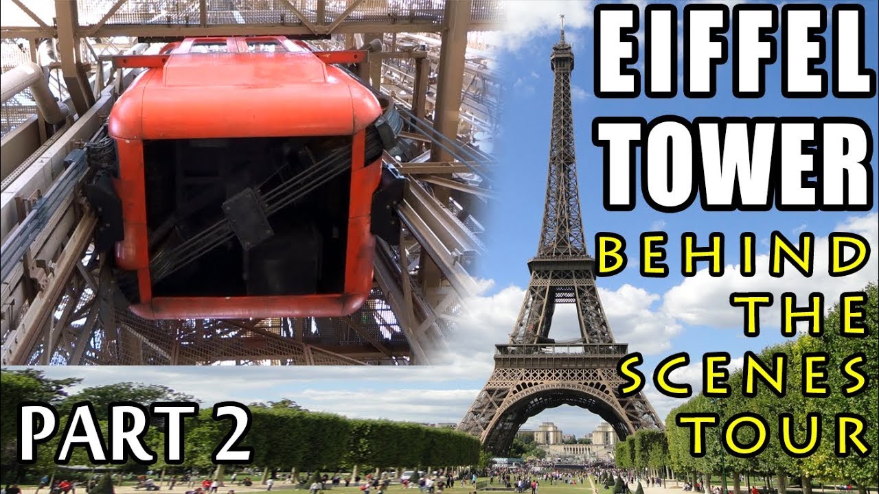 Eiffel Tower 'behind the scenes' tour - UNDER THE HIGH RISE ELEVATORS