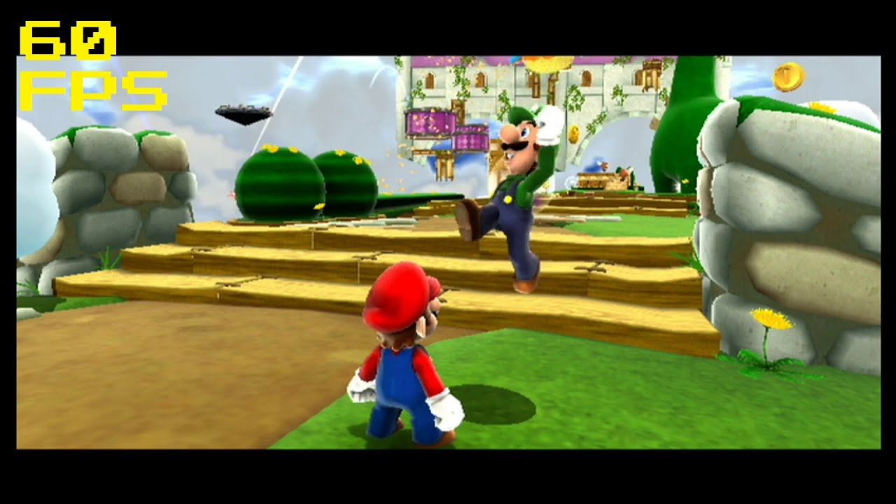 30. [60 FPS] Head in the Clouds - Cloudy Court Galaxy - Super Mario Galaxy 2