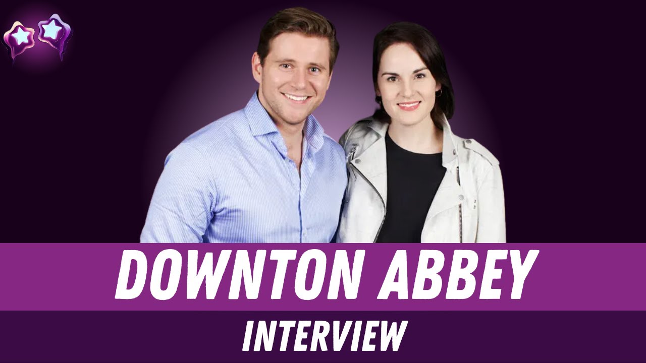 Downton Abbey Cast Interview | Michelle Dockery & Allen Leech