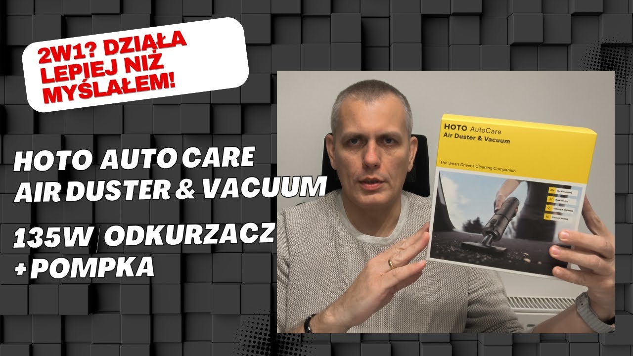 HOTO 2w1 &ndash; Odkurzacz Ręczny + Pompka | Recenzja / Test w Praktyce