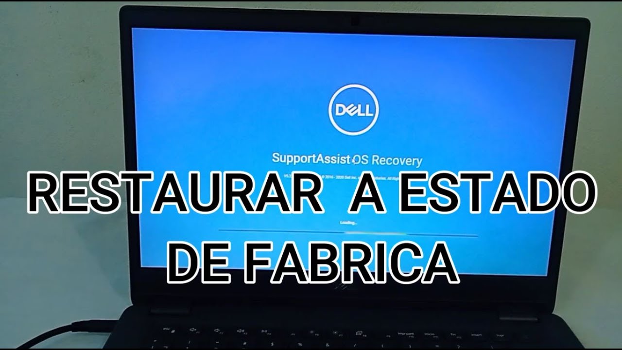 Restaurar Laptop DELL, a estado de Fabrica. | LATITUDE 3410