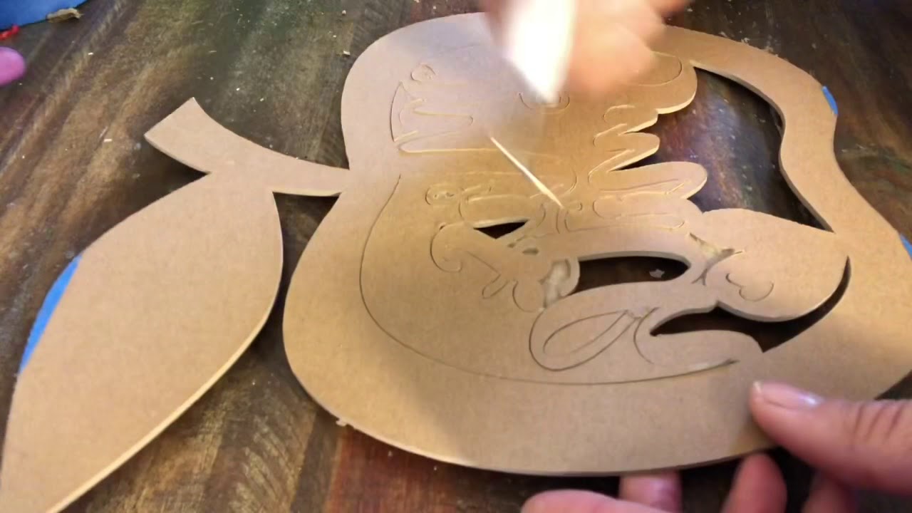 Cutting Chipboard with the Cricut Maker and Knife Blade Teacher Gift