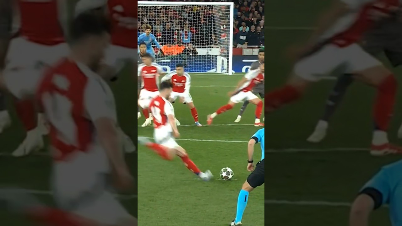That same wonder goal by Rice🤌🤯#arsenal #realmadrid #england #spain #football #crazy