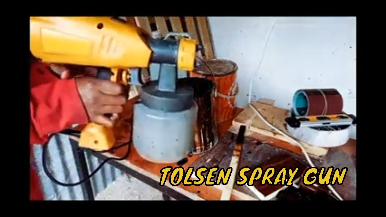 HOW TO USE THE TOLSEN HVLP HAND HELD SPRAY GUN 400W | DIY