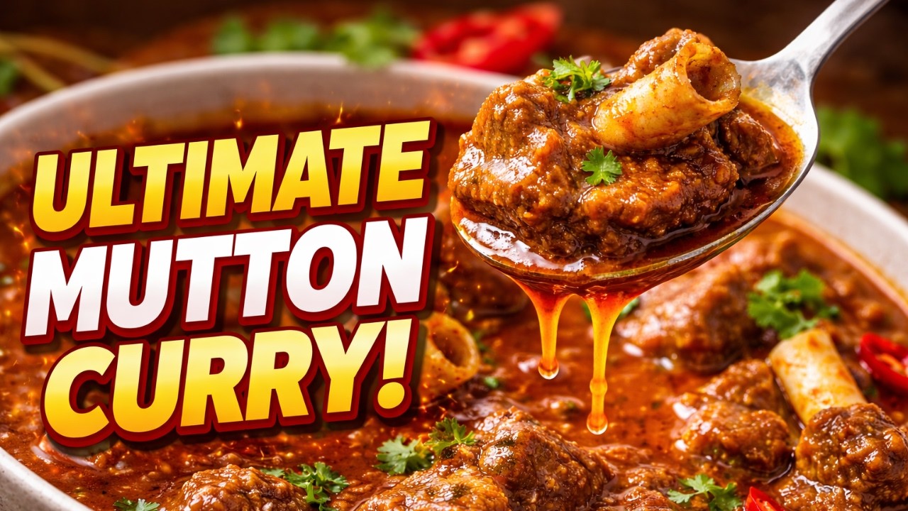 Authentic Mutton Curry Recipe | Spicy Mutton Recipe 