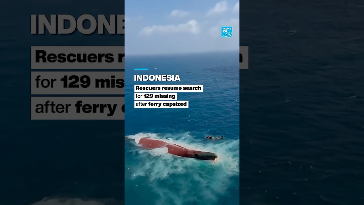 Indonesia: Rescuers resume search for 129 missing after ferry capsized &bull; FRANCE 24 English