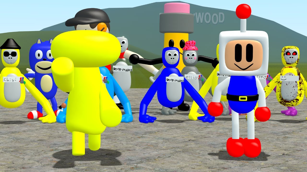 NEW RANDOM 3D MEMES NEXTBOTS IN Garry's Mod (BamberMen update)