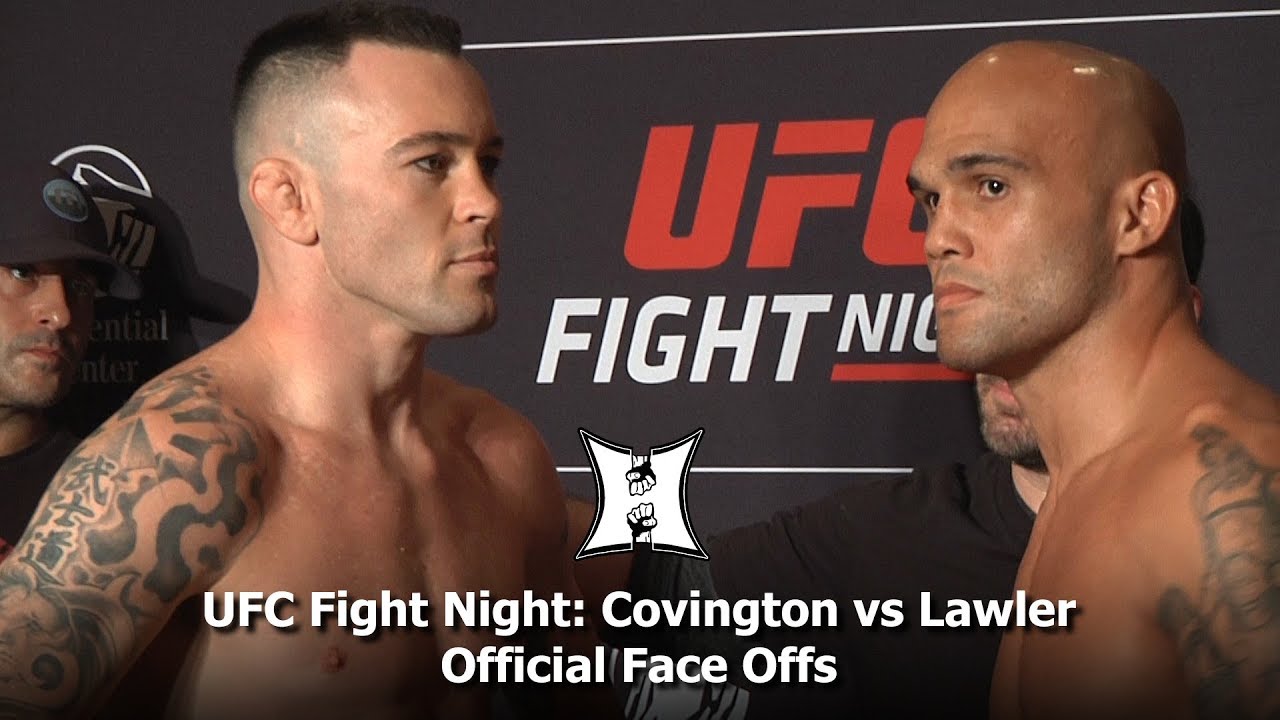 UFC Fight Night: Covington vs Lawler Official Face-Offs (HD)