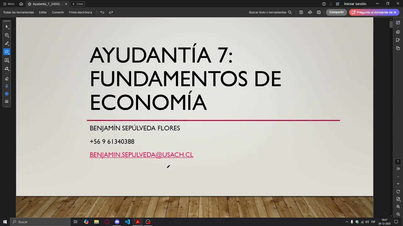 Fundamentos de Economía - Cápsula 2 [Benjamín Sepúlveda]