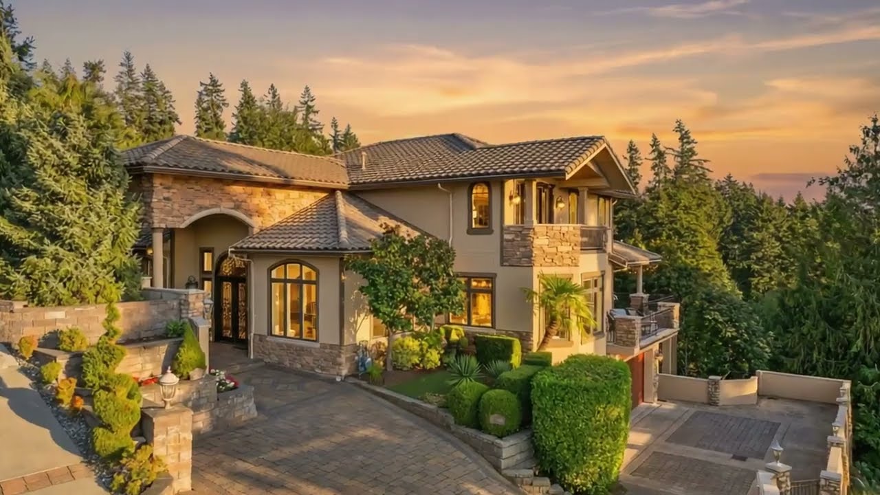 Lake Sammamish LUXURY Tour: European Waterfront Estate