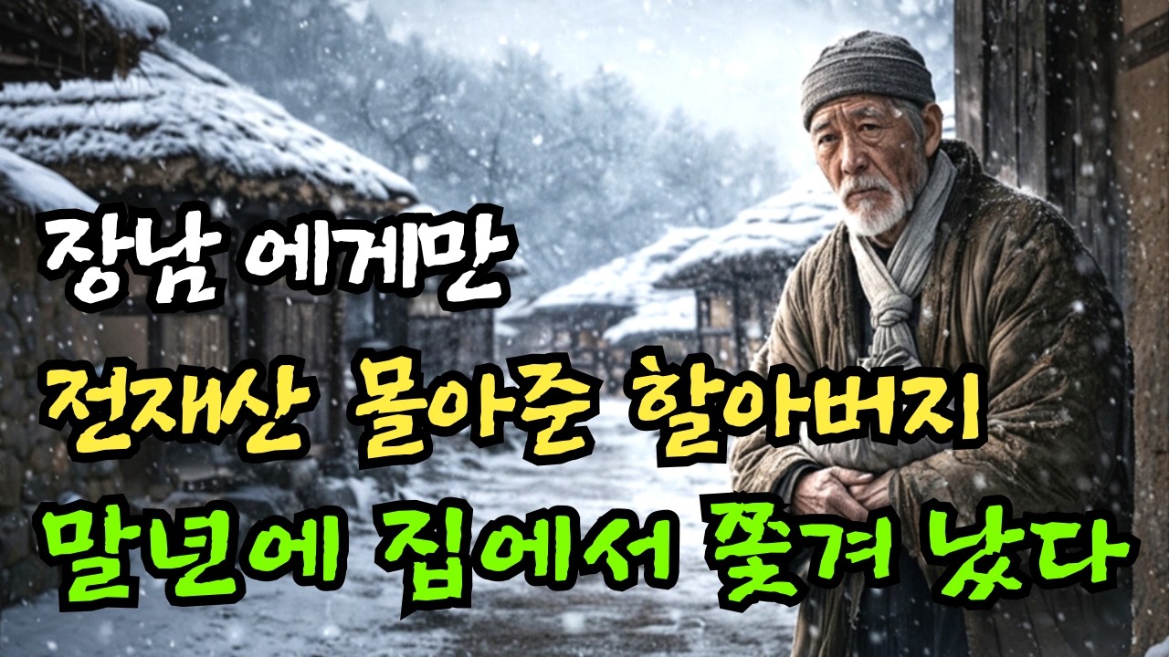 장남에게 재산을 몰아준 선택, 그 이후의 이야기