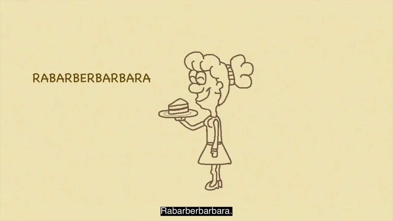 Rabarberbarbara. Swedish version.