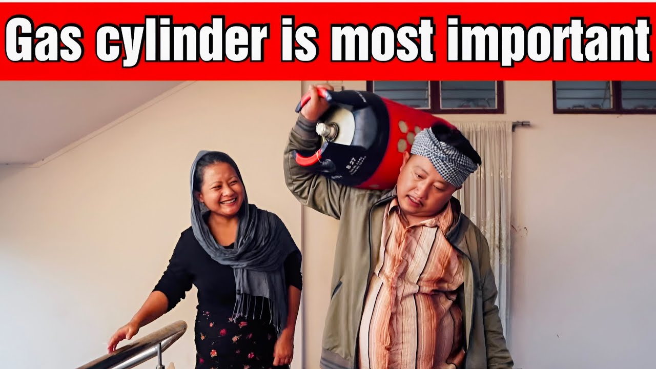 “When a Gas Cylinder Is the Most Important Thing at Home 😂”