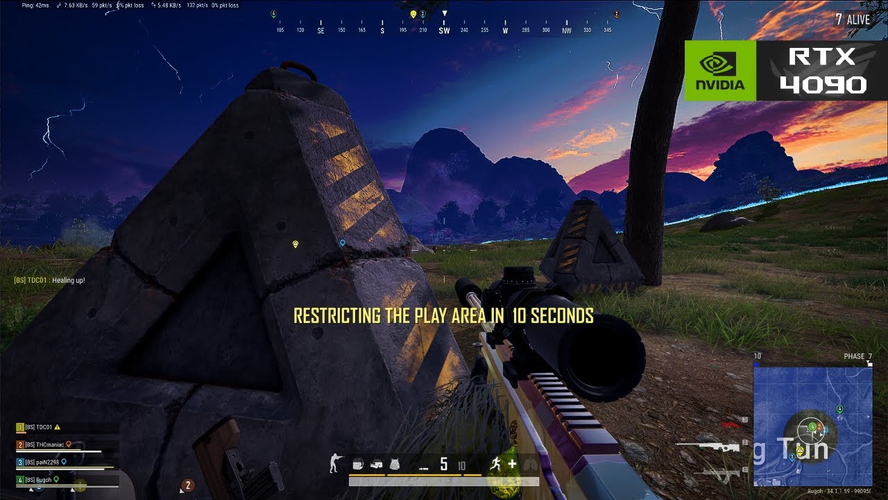 PUBG : RTX 4090 - 7950X3D (4K Max Settings)