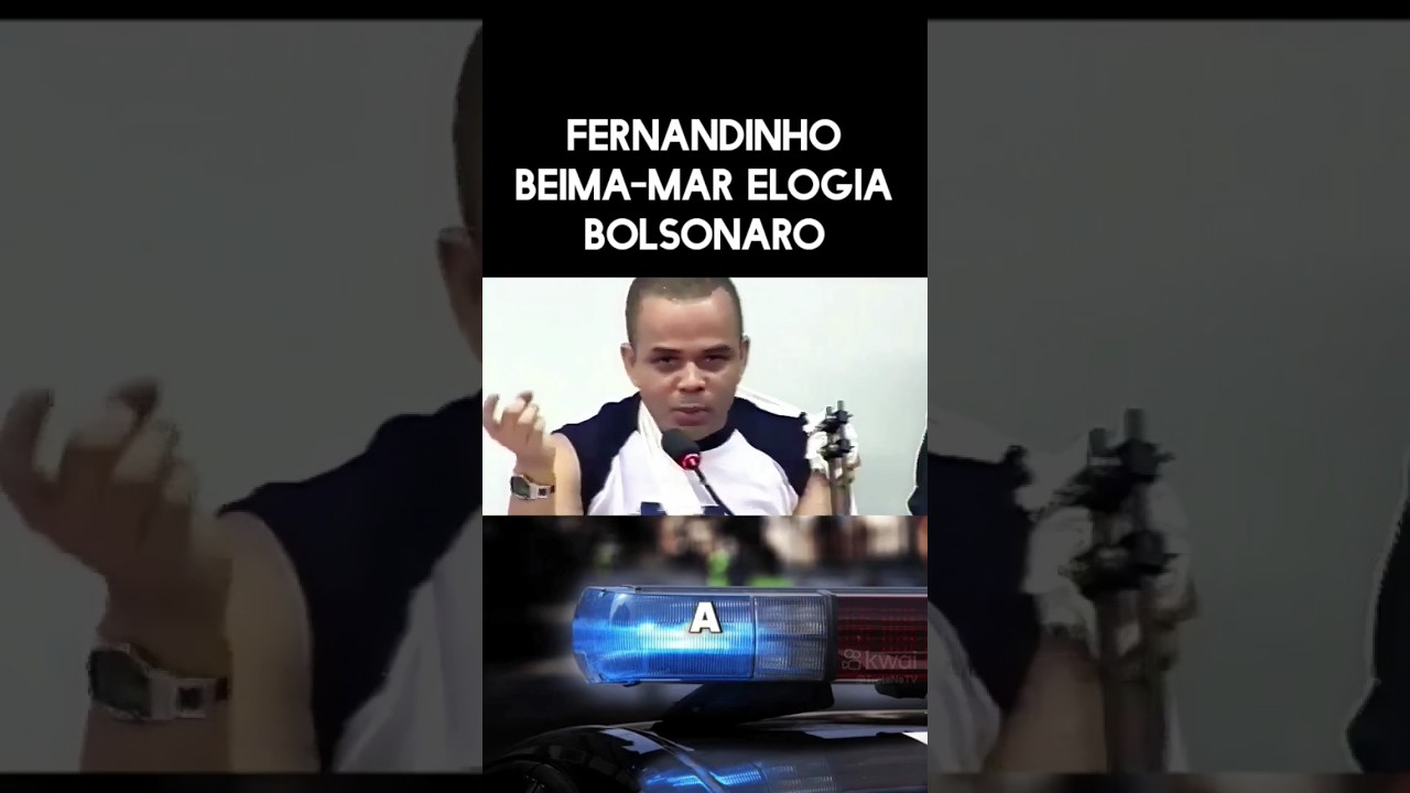 Fernandinho beira-mar elogia Bolsonaro diz que Bolsonaro n&atilde;o tem rabo preso