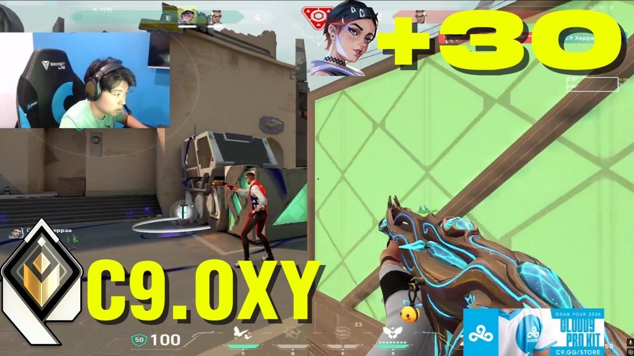 This is what peak Valorant looks like.. - C9 Oxy [NA] #MatchMVP