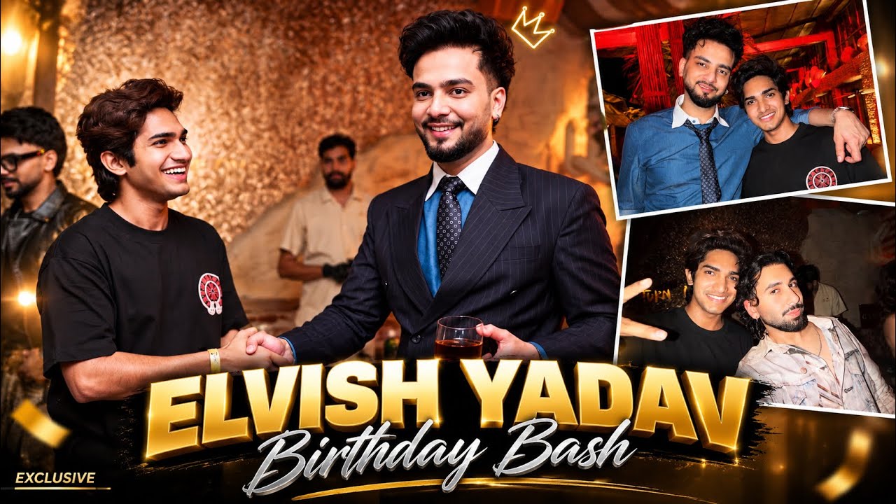 Elvish Yadav's Birthday Party 🎂| @ElvishYadavVlogs