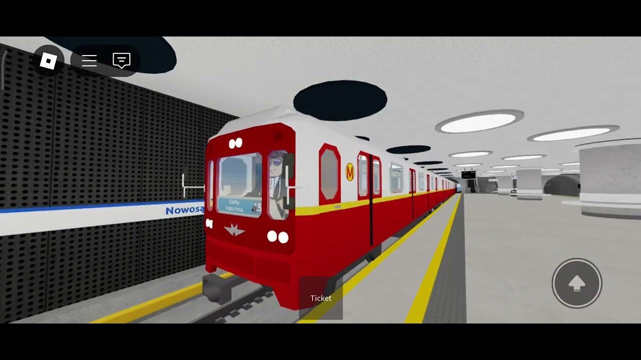 Я играю в Roblox и Nid's Buses & Trams и метро опять