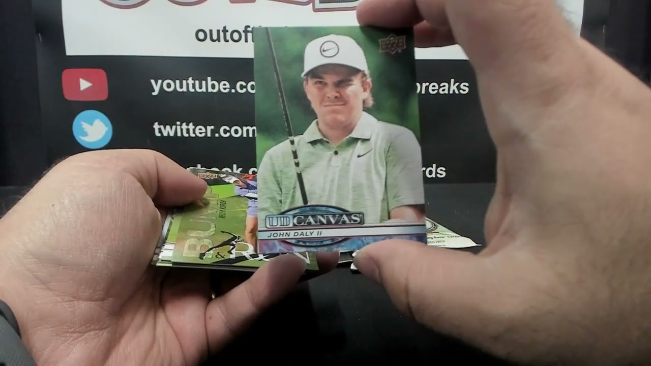 Out Of The Box Group Break #18,508- 2025 UD Golf Hobby (Two Box) “First Name Letter” Random #6