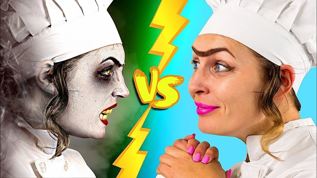 Der Wettbewerb - Halloween Essen vs Normales Essen