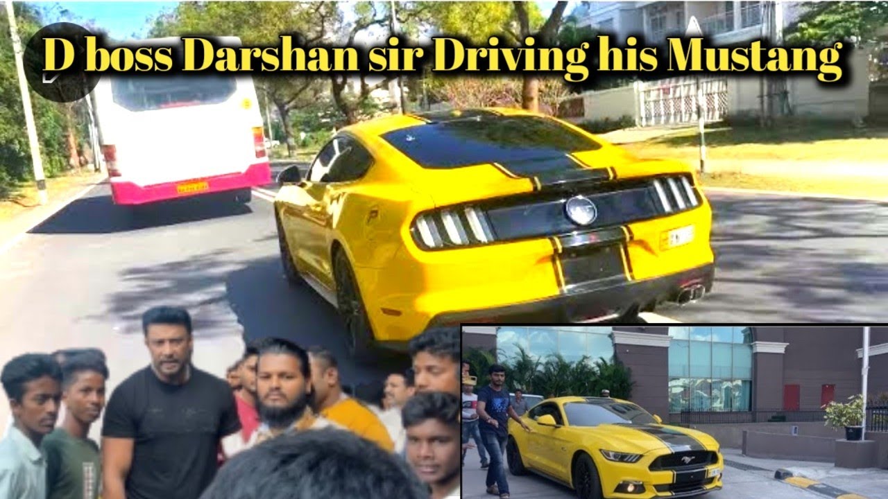 D boss Darshan Sir ಮೈಸೂರಿನಲ್ಲಿ in Radisson Blu Plaza in his Mustang ಅವರ ಕಾರಿ ಫಾಲೋ ಮಾಡಿದ ಕ್ಷಣ 😍