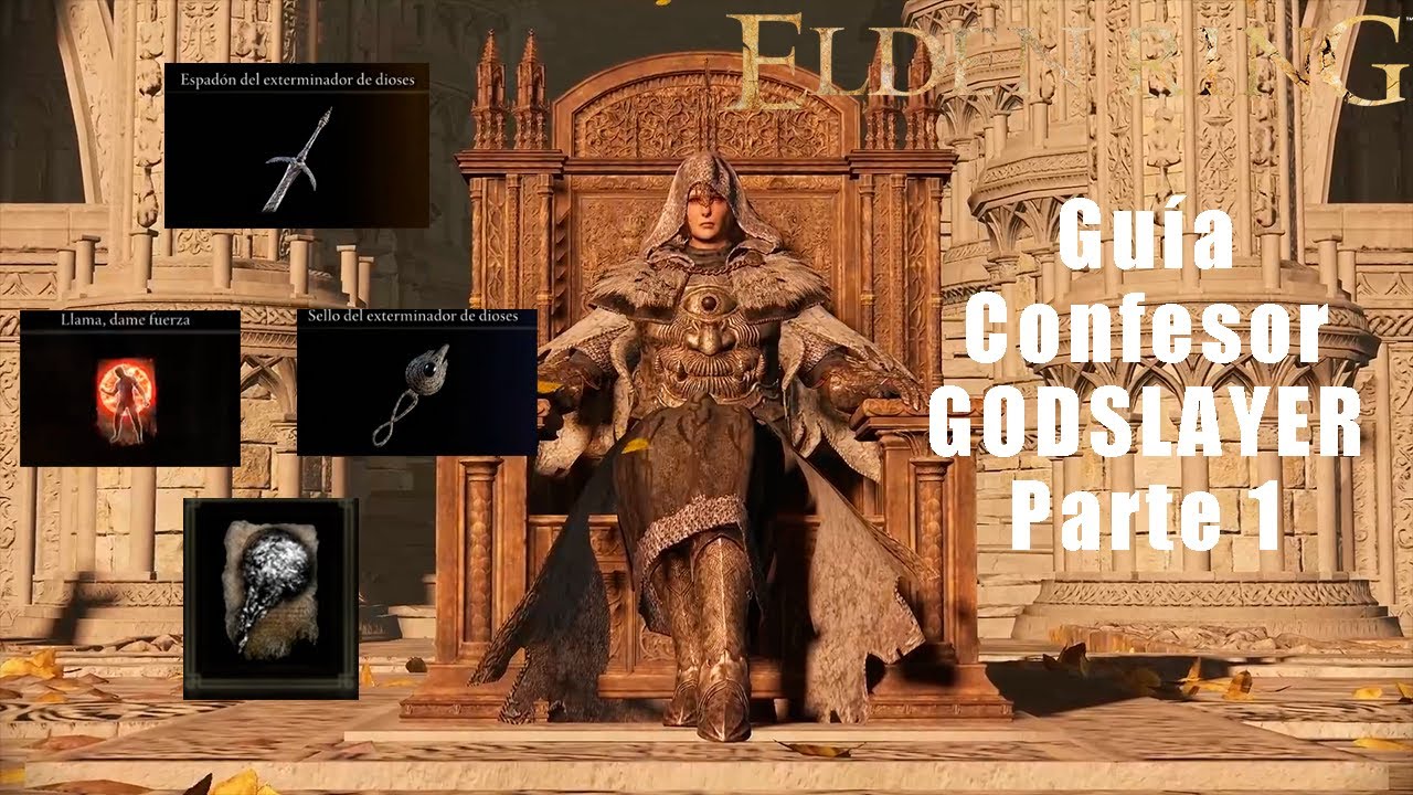 Elden ring -  GUIA Y BUILD de confesor LLAMA NEGRA (GODSLAYER) parte 1