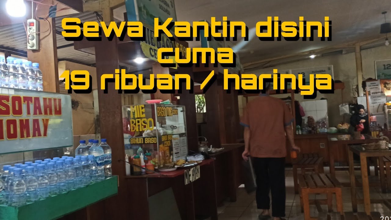 INFO SEWA LAPAK KANTIN CUMA 19 RIBUAN/ HARI #kantin #sewakantin