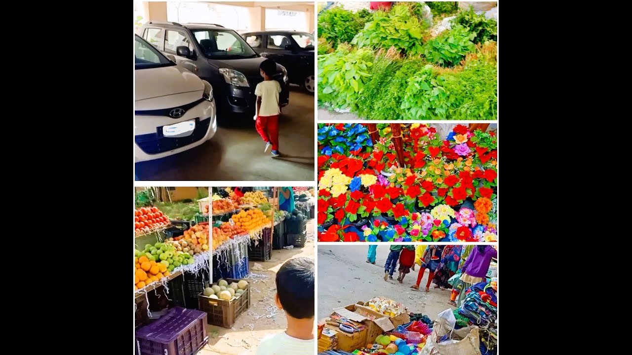 Monday Market at Dommasandra, Bangalore #dailyvlog #moniraskitchen