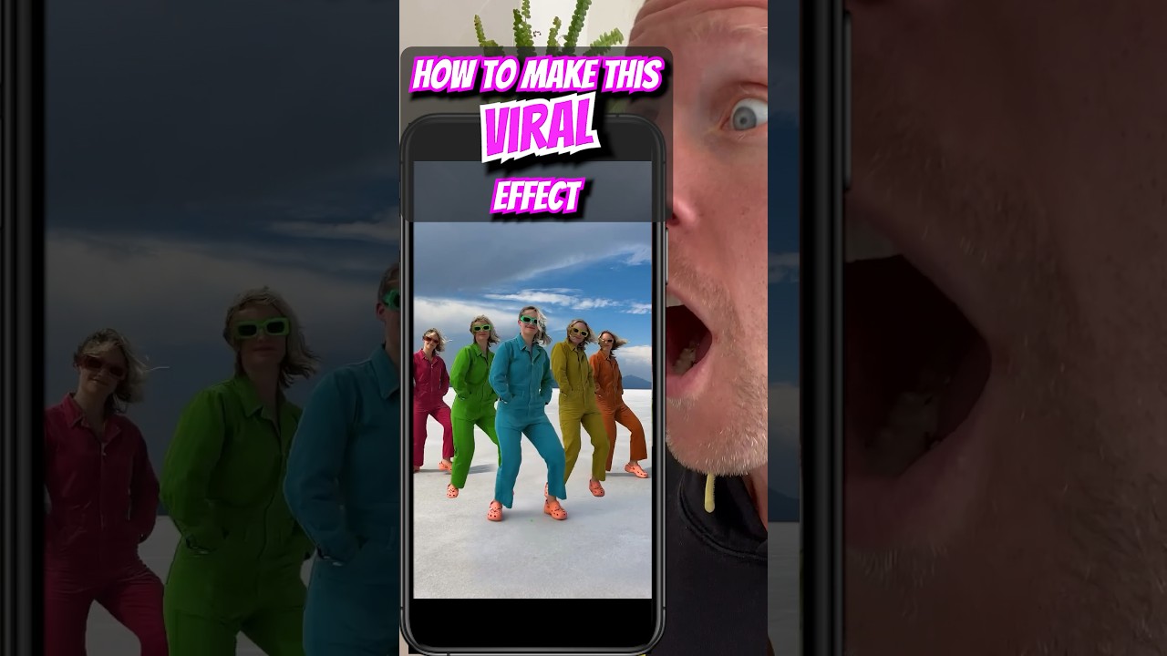 Create this viral effect with just your phone 📱 (#tutorial) like @happykelli #vfx #capcut