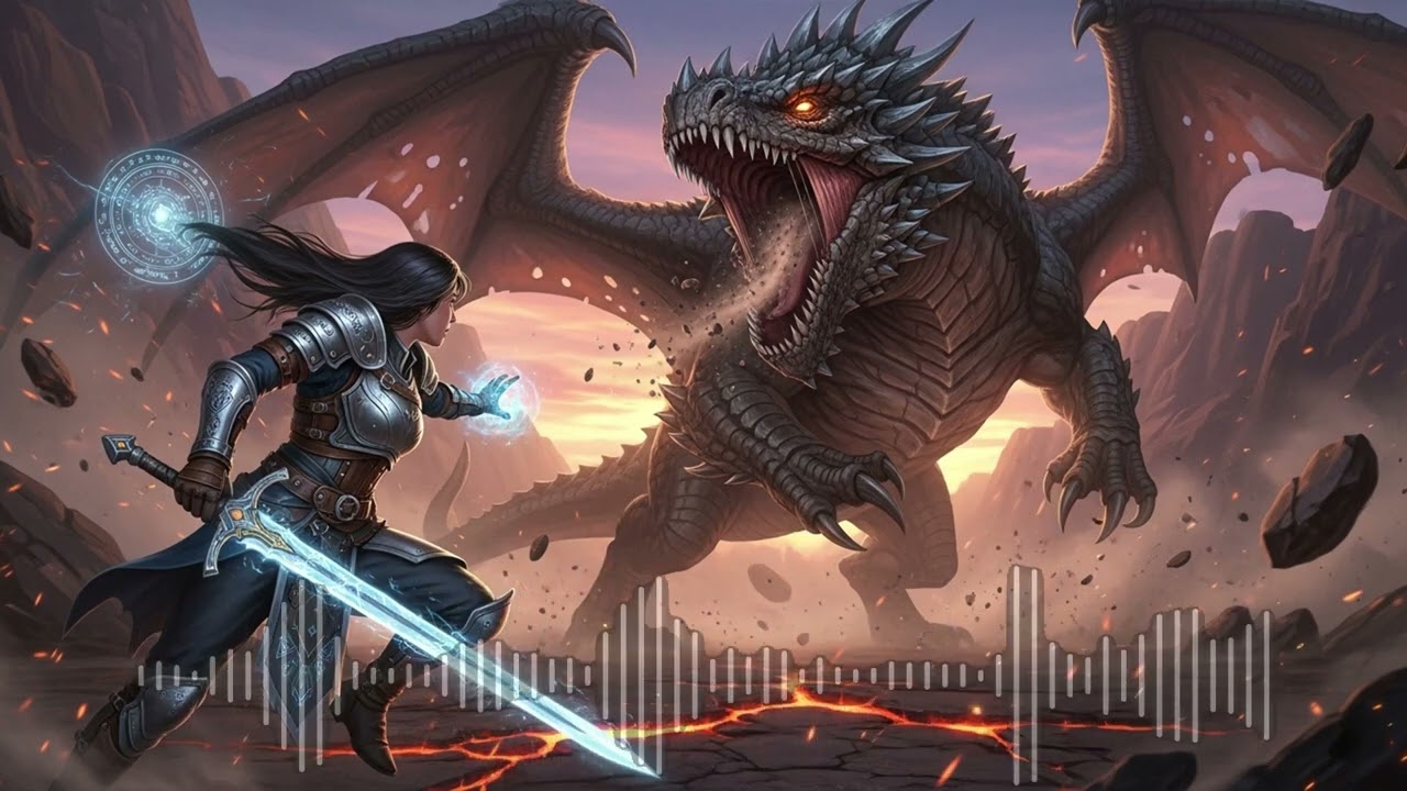 【Free Music】Leaping Through the Storm - dragon's trial【フリーBGM】