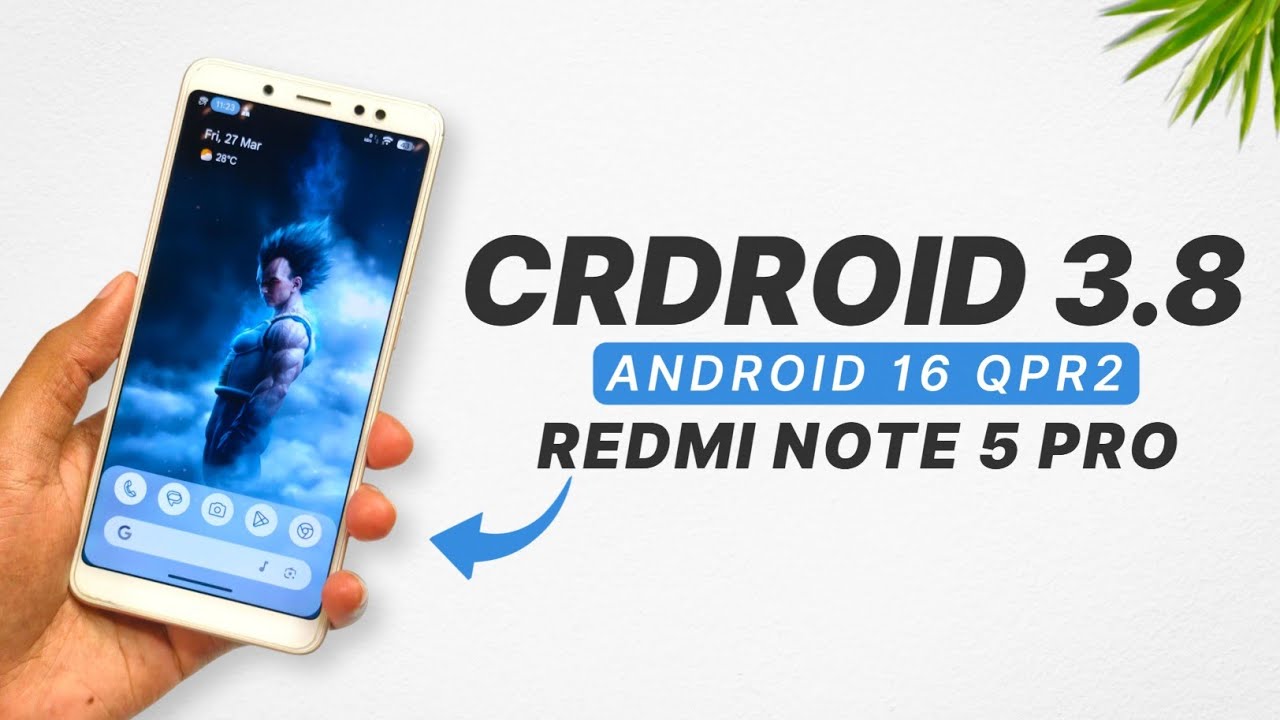 Finally crDroid 12.8 is Here! Redmi Note 5 Pro | Android 16 Update | Detailed Review