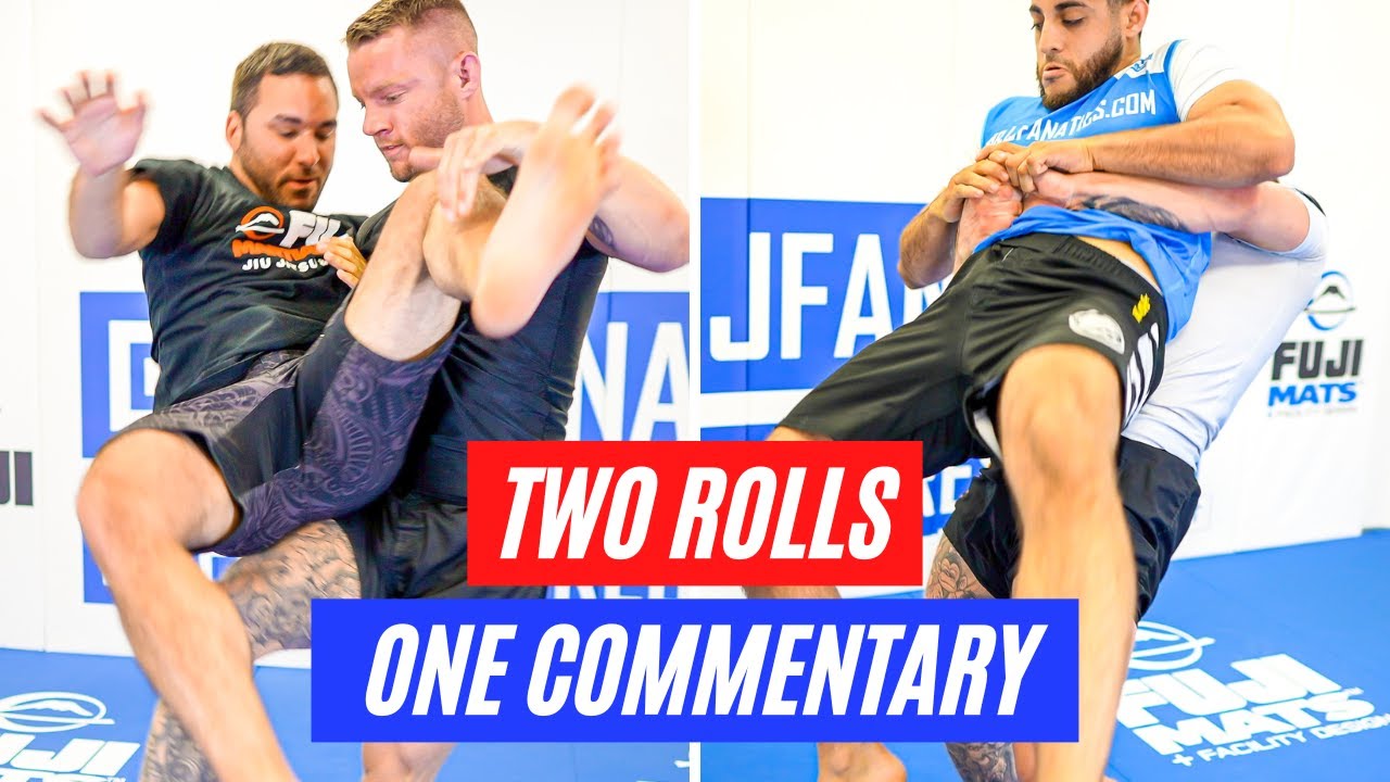 Jordan Vs The Purple Belts That Film BJJ Fanatics Instructionals | BJJ Nogi Rolling Commentary