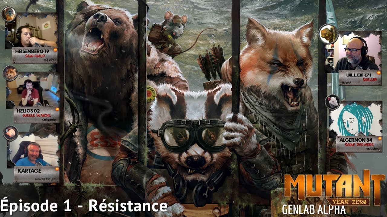 Mutant Year Zero - Genlab Alpha - &Eacute;pisode 1 - R&eacute;sistance