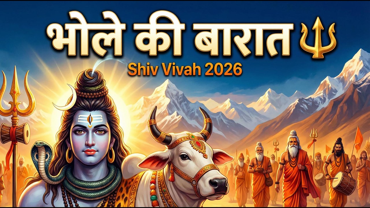 मेरे भोले की बारात | Har Har Mahadev Shambho | Shiv Vivah Bhajan 2026 | Mahashivratri Special