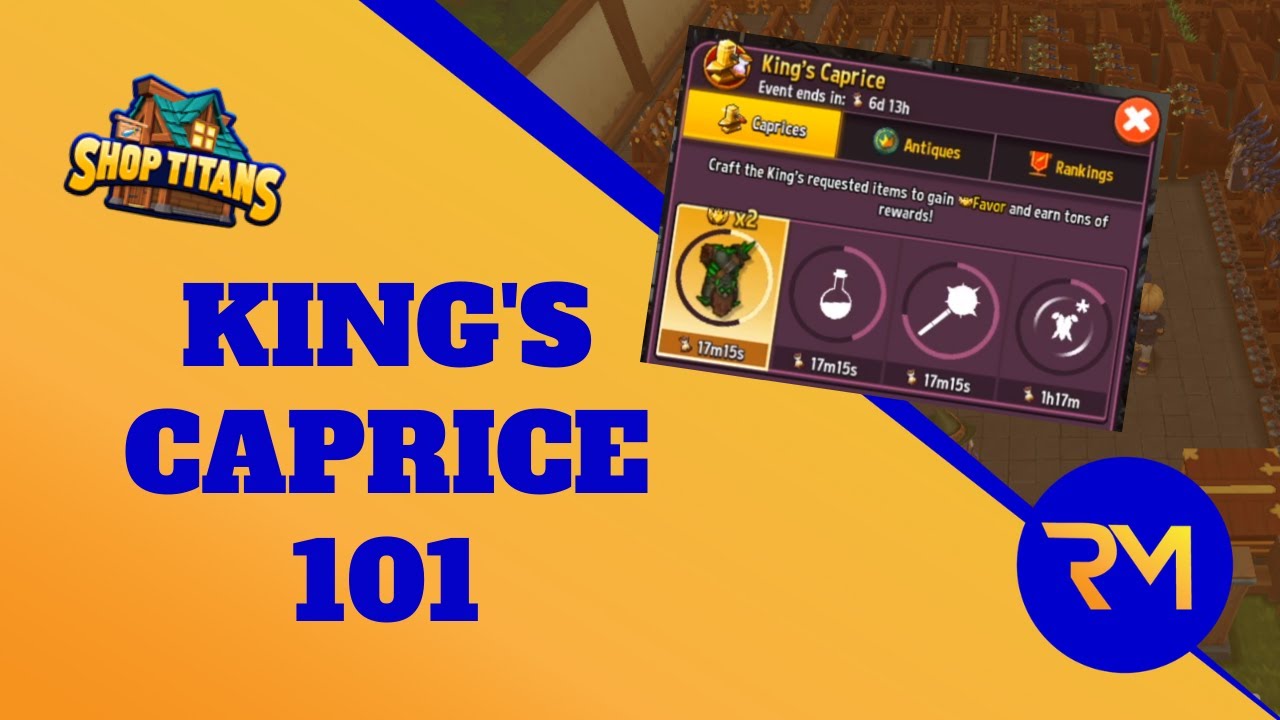 Kings Caprice 101 - Магазин Titans (РУКОВОДСТВО)
