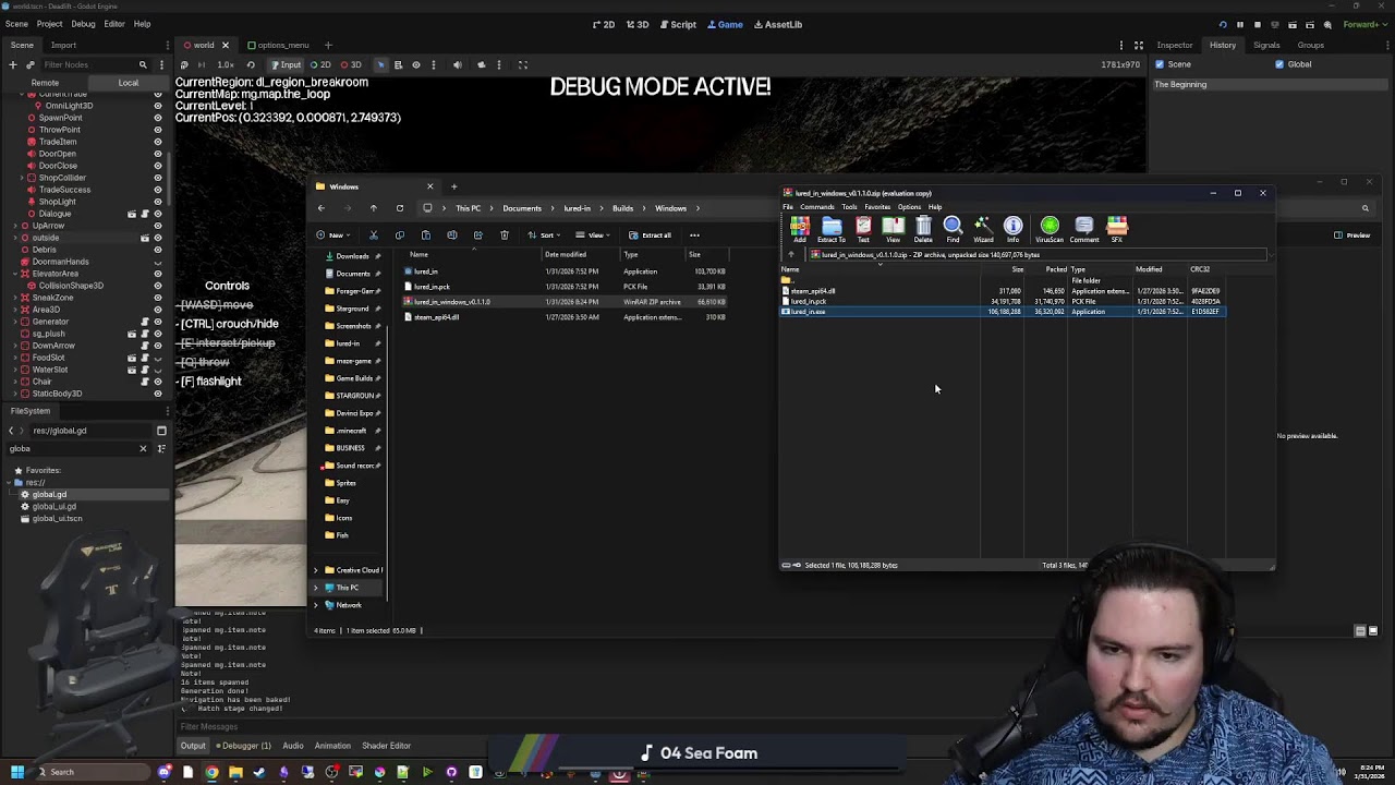 Time for a new update! | Lured In Godot Gamedev | !discord !game !buy
