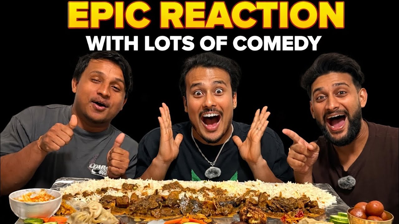 3 IDIOT EPIC FOOD REACTION 🤤😂 | Massive Mukbang, Crazy Reactions