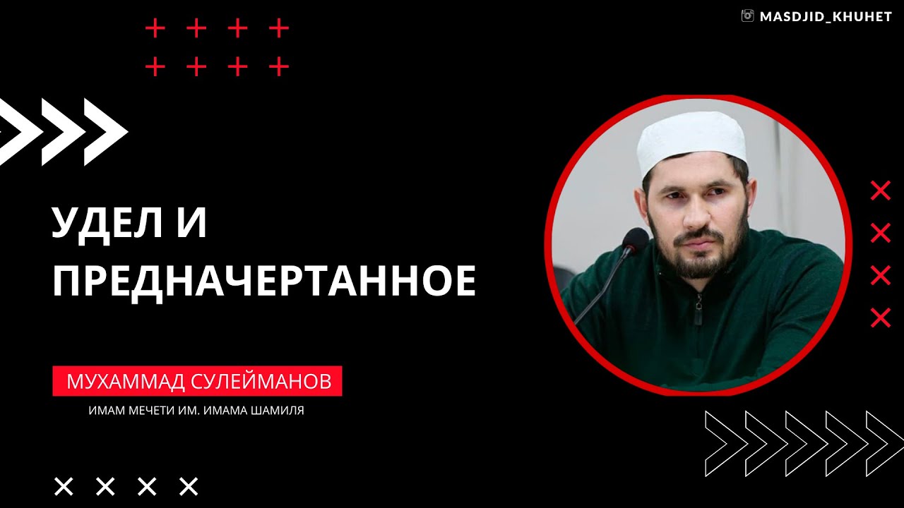 Цикл лекций / Тема: Удел и предначертанное / Мухаммад Сулейманов