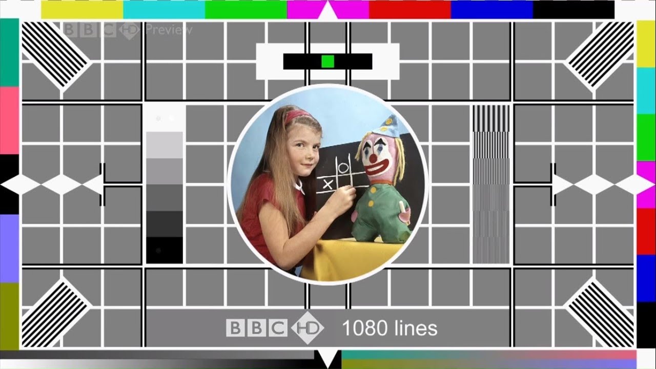 BBC HD Test Card X for 1 hour