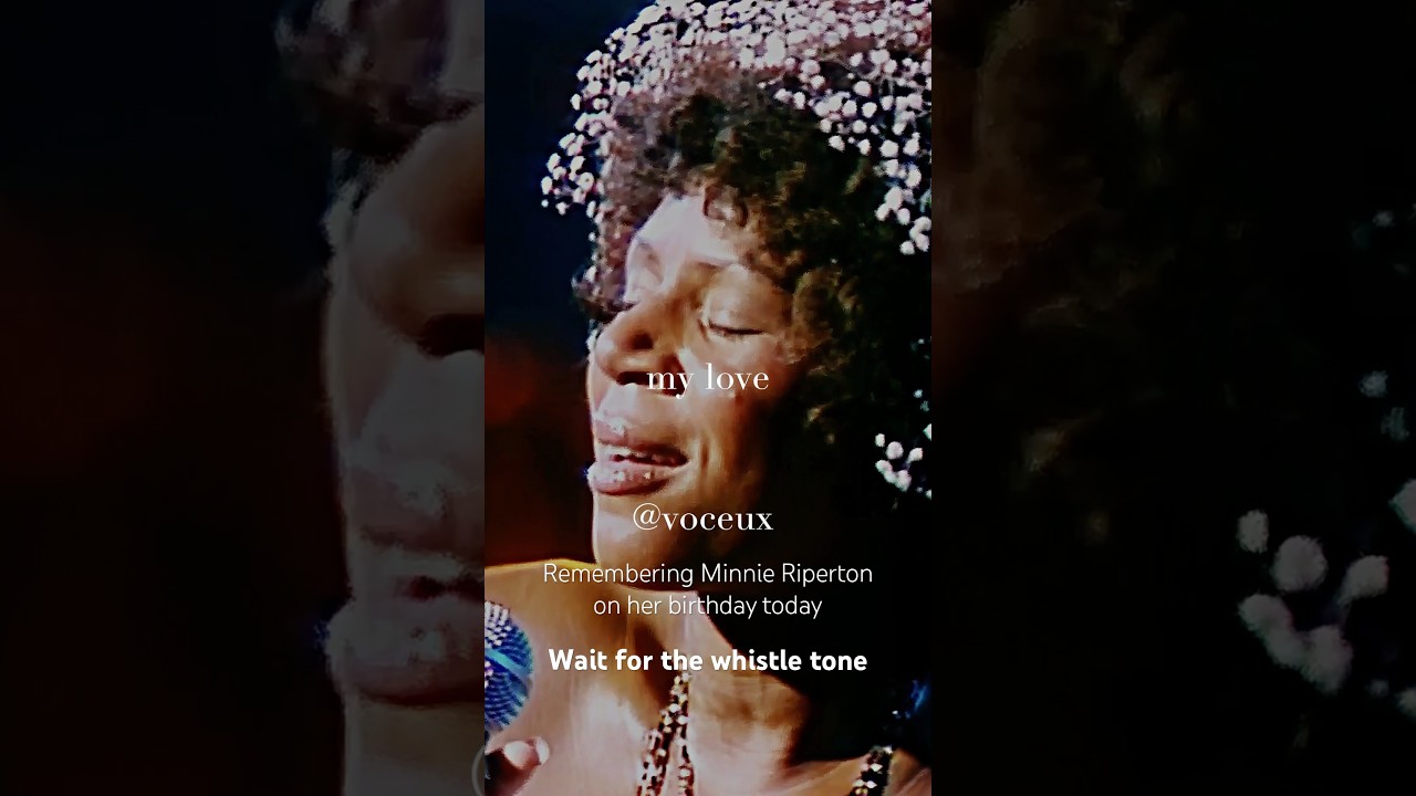 Minnie Riperton - Inside My Love #acapella #vocalsonly #voice #voceux #vocals #soul #whistletone