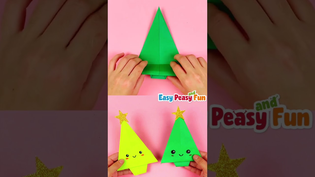How to Make Cute a Origami Christmas Tree