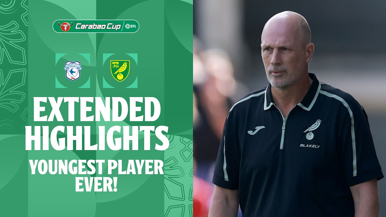 YOUNGEST PLAYER EVER! | Cardiff City v Norwich City extended highlights