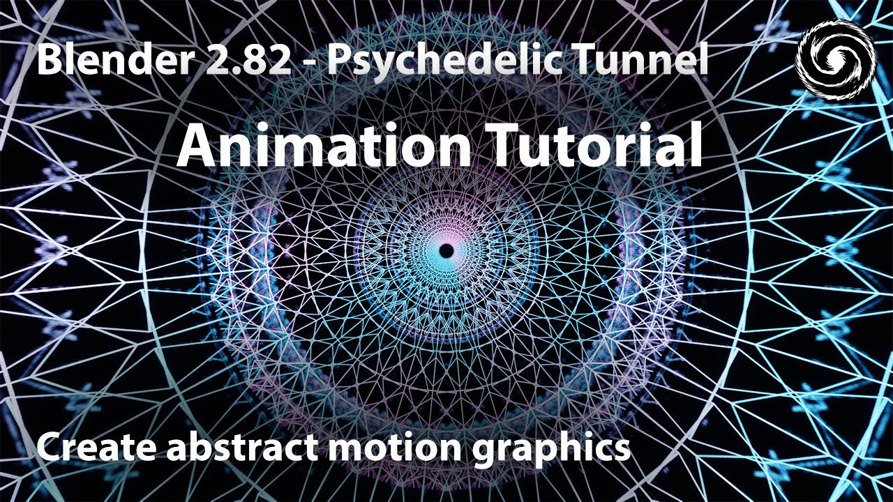 Recreate This Beautiful Trippy Psychedelic Tunnel In Blender 2.82 - Kaleidoscope Patterns In Evee