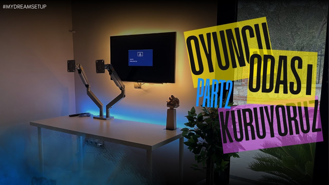 OYUNCU ODASI KURUYORUZ PART2 (Her yere led taktık)