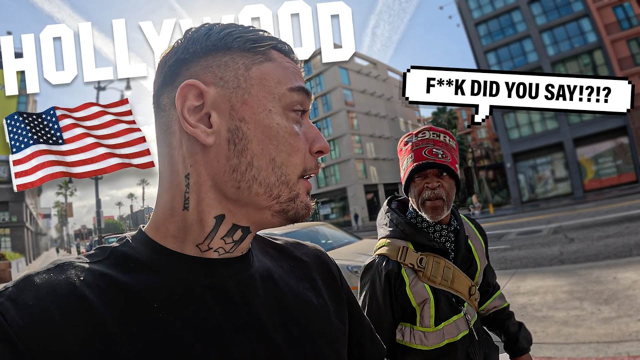 Making Friends With Homeless People In HOLLYWOOD