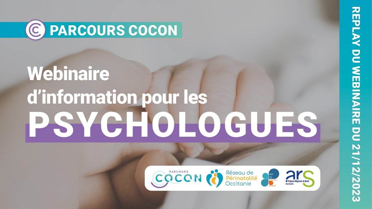 Webinaire Parcours COCON - Informations pour les psychologues