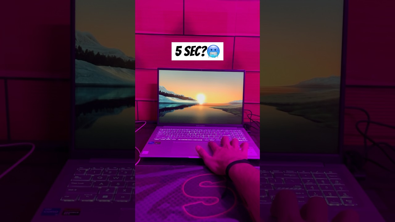 Asus Vivobook 16x boot time 😱 #asus #laptop