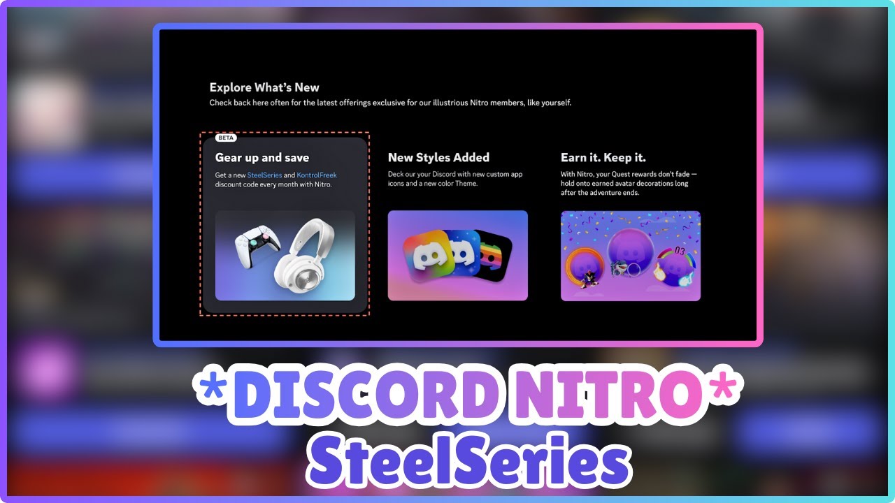 *Discord Nitro* | SteelSeries x Discord